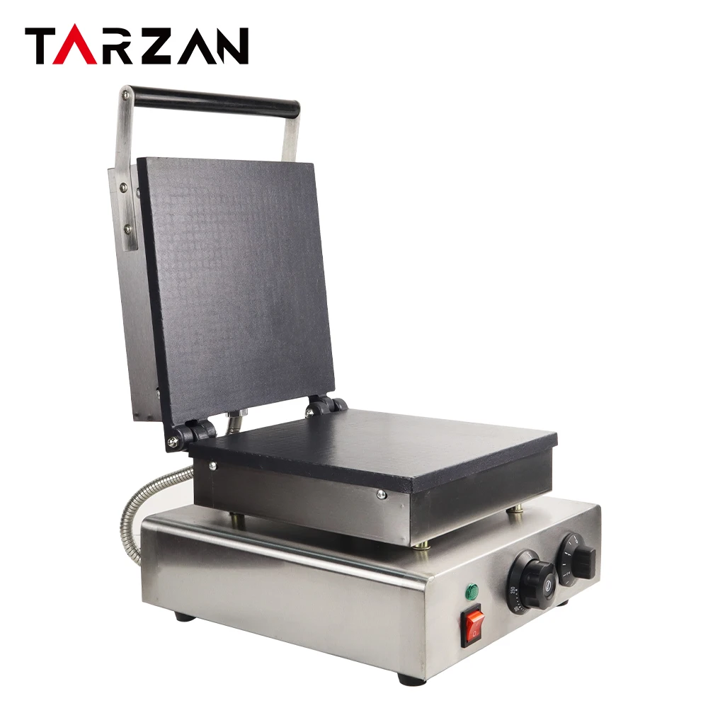 Commercial Cast Iron Waffle Cone Maker Non Stick Belgian Waffle Ice Cream Waffle Cone Baker