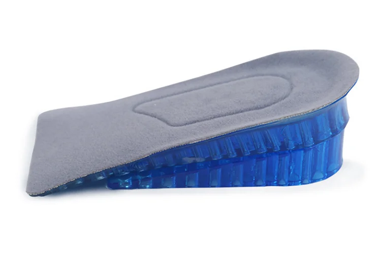 Invisible Unisex Half Silicone Foot Pad Sticky Gel Height Increasing Insole Heel Lifts For Shoes