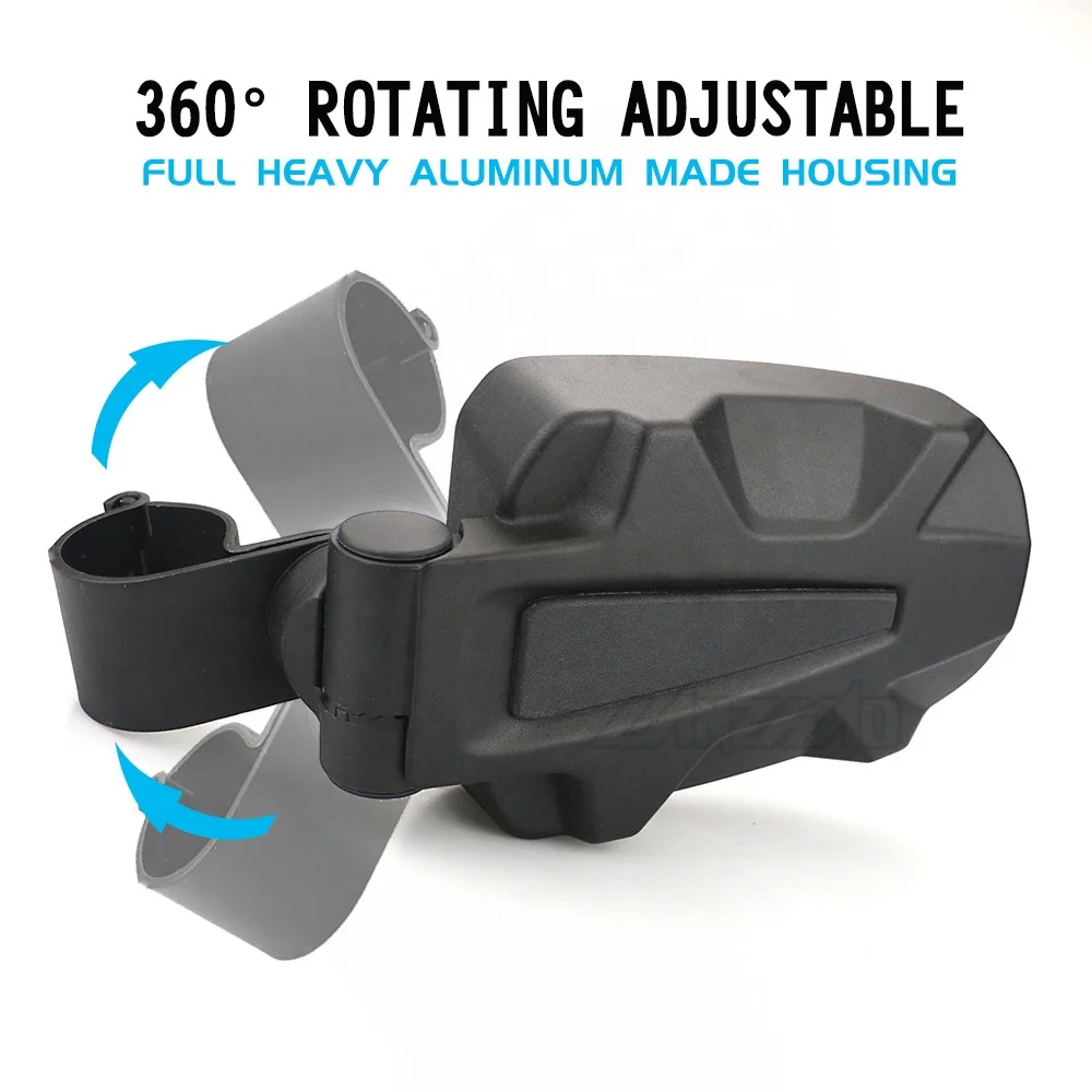 RZR Accessories 1.75-2 Inch Roll Bar Adjustable ATV Side Mirror for Polaris RZR UTV Side Mirrors