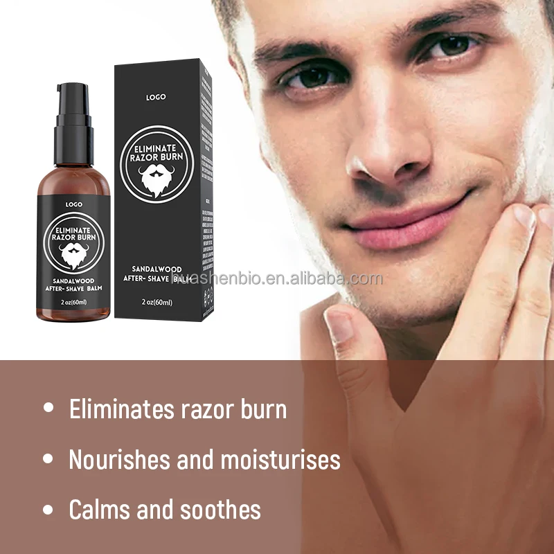 Private Label After Shave Natural Vegan Barber Soothing Moisturizing Cologne Brand Aftershave for Sensitive Skin Men Beard Care