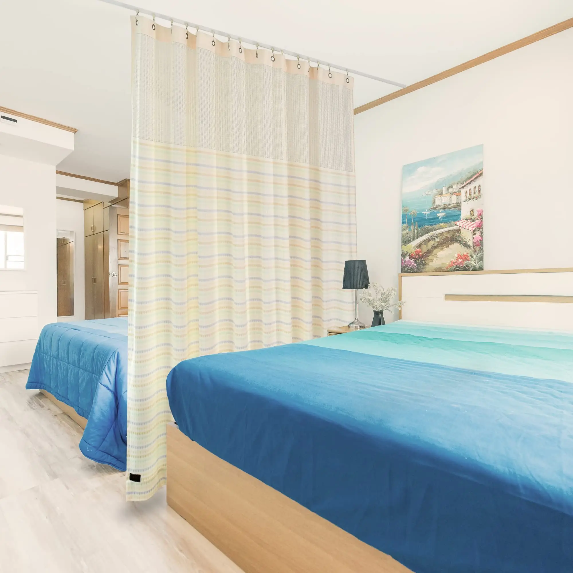 Hospital Privacy Curtain Flame Retardant Cubicle Curtain Medical Curtain Room Divider