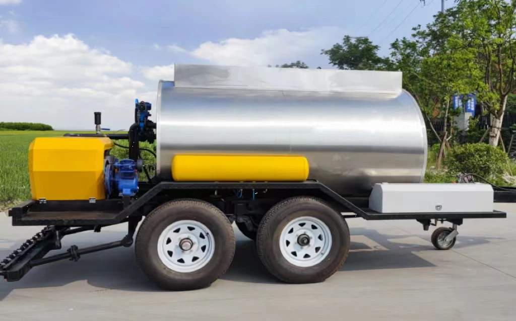 ZMTS-25 Road Construction 2500L Trailer Asphalt Distributor Truck with spray bar for Asphalt Priming