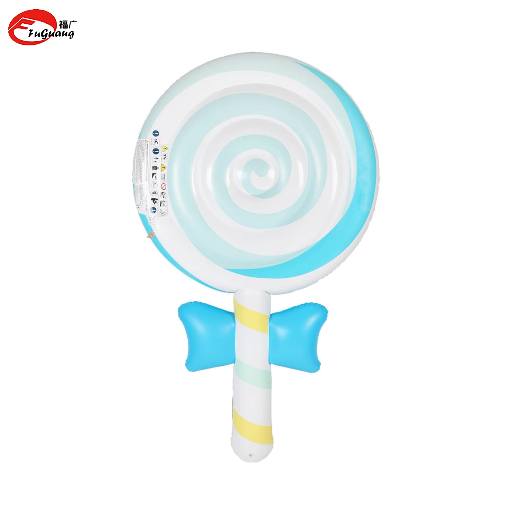 Beautiful colors summer water PVC inflatable float lollipop inflatable float beach pool inflatable paddle surf float toy