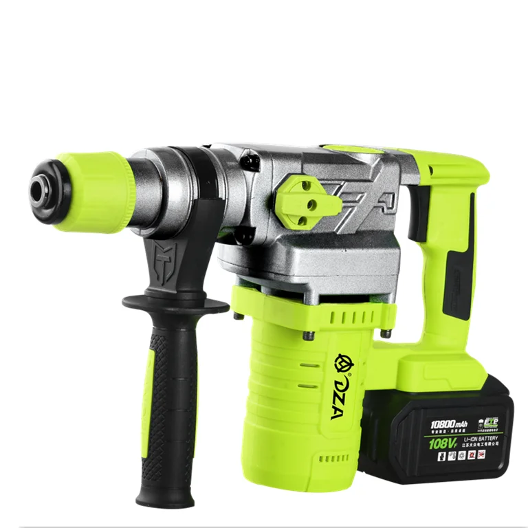 DZA 21V Electric Hand Drill Machine Li-ion Battery Cordless 30mm Impact Drill