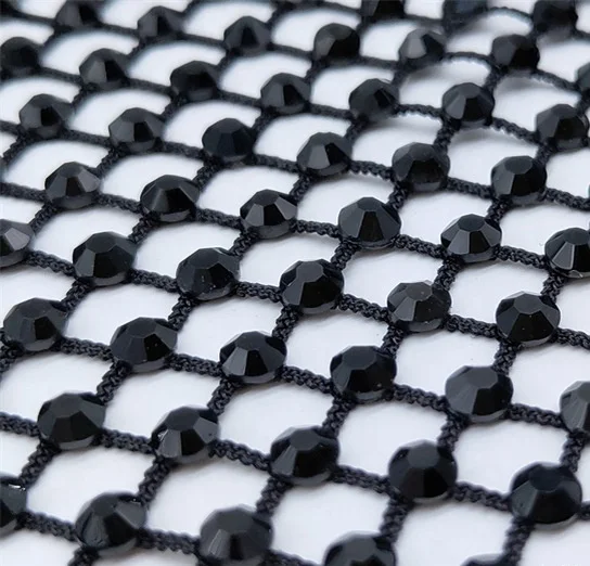 Сетка для обуви с кристаллами и драгоценными камнями