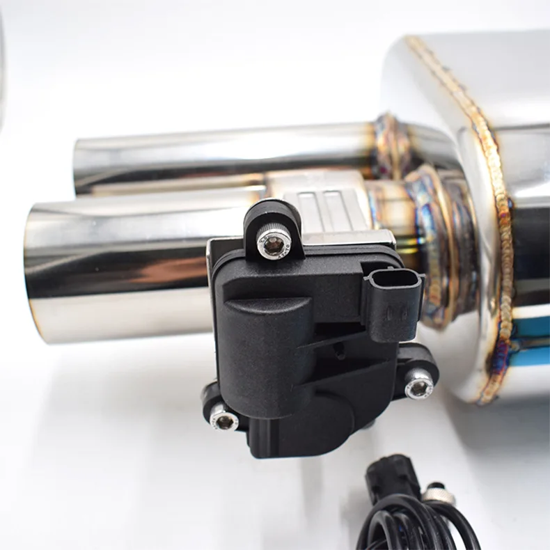 Audi VW Exhaust Pipe Modification Stainless Steel Car Sound Valve Drum Electronic Controller Blast Road Races Muffler Sound Wave