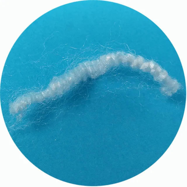 100 Virgin 1.2D 64MM Hydrophilic PP Fiber for Spinning Use