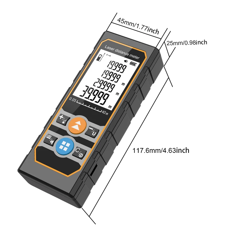 HDM12 R40 Toway лазерный дальномер 40 м измерительный инструмент измеритель цифровой расстояние