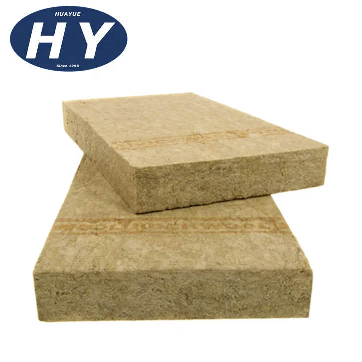 High Density Rock Mineral Wool Insulation Rock Wool Acoustic Board/Panel/Slab/Sheet For Exterior Wall Insulation
