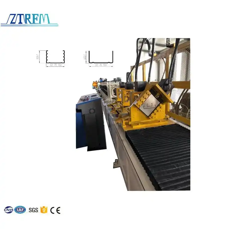 ZTRFM High Speed 50 75 100 Drywall Metal Stud Machine Drywall Manufacturing Steel Stud Making Machine