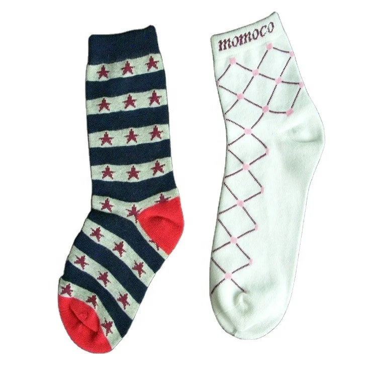 
Custom made kids 100% cotton cute sport socks 