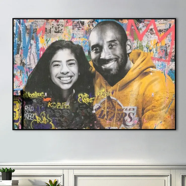 Decoration Wall Art Craft Graffiti Oil Painting Canvas Modern Abstract Wall Art Street Graffiti Oil Canvas Painting