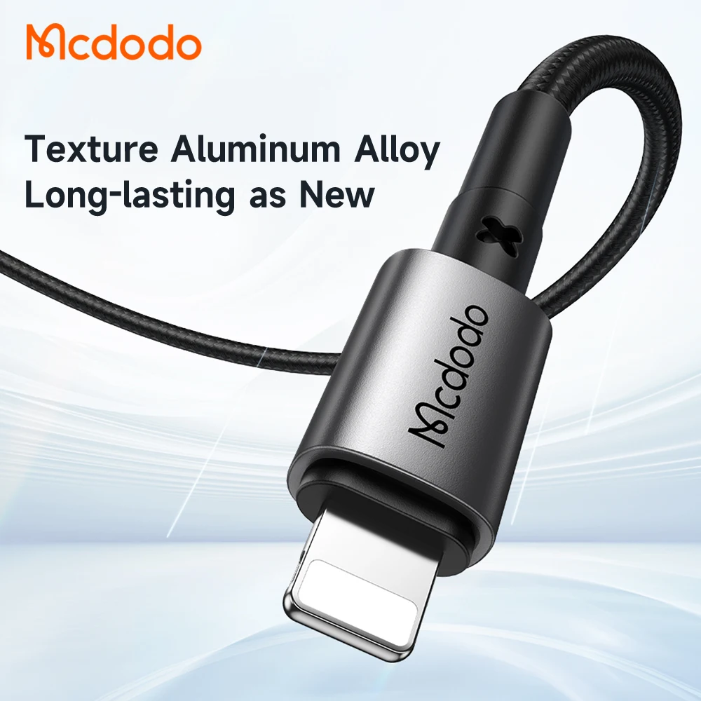 Высококачественный Usb C к Lightning Кабель Mcdodo 20 Вт алюминиевый сплав нейлон 1 2 м 8 3A Быстрая зарядка Type кабель для