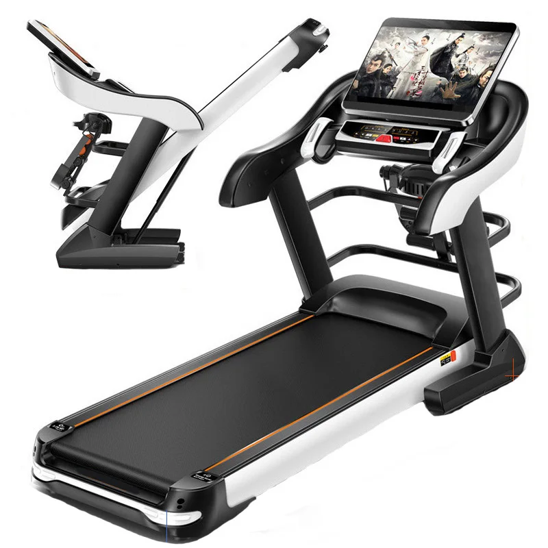 2024 Treadmill Commercial Best treadmill Black Tech big screen treadmill