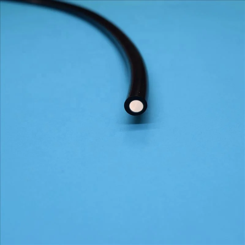 10mX  Solid Core Black PMMA Plastic End Glow Fiber Optic Cable Inner Diameter 1mm ~10mm For Light Illumination decoration