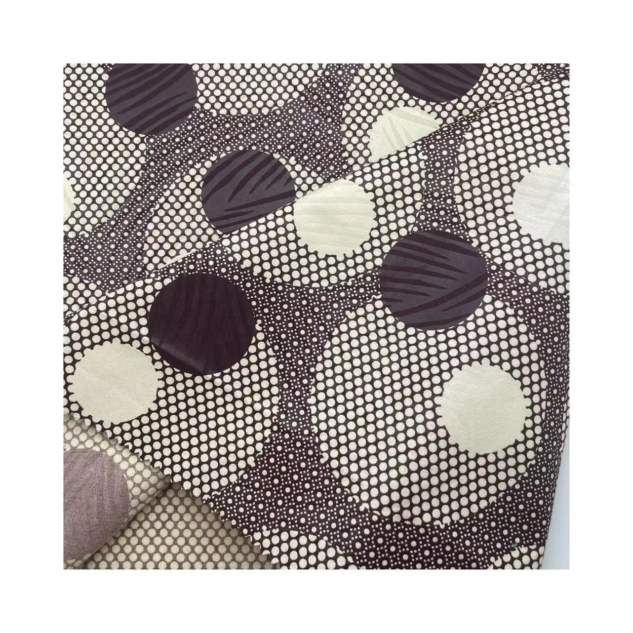 Chinese Textile New Design Customization 100% Polyester African Wax Print Embossed Fabric For Clothing Home Textile