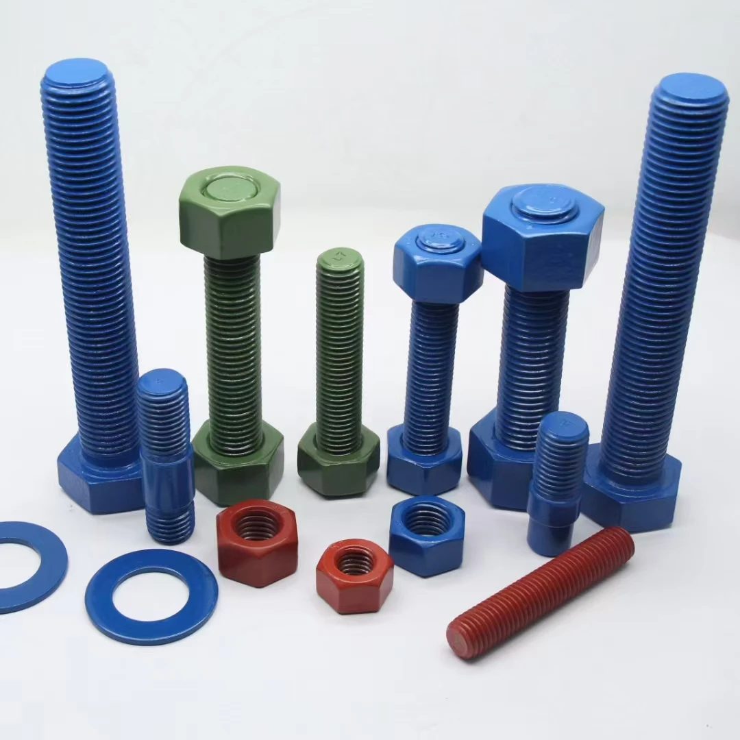 Stud Bolts practical Strength A193 Rods Heavy ASTM Double End Threaded Rod Stud Bolt and Nut