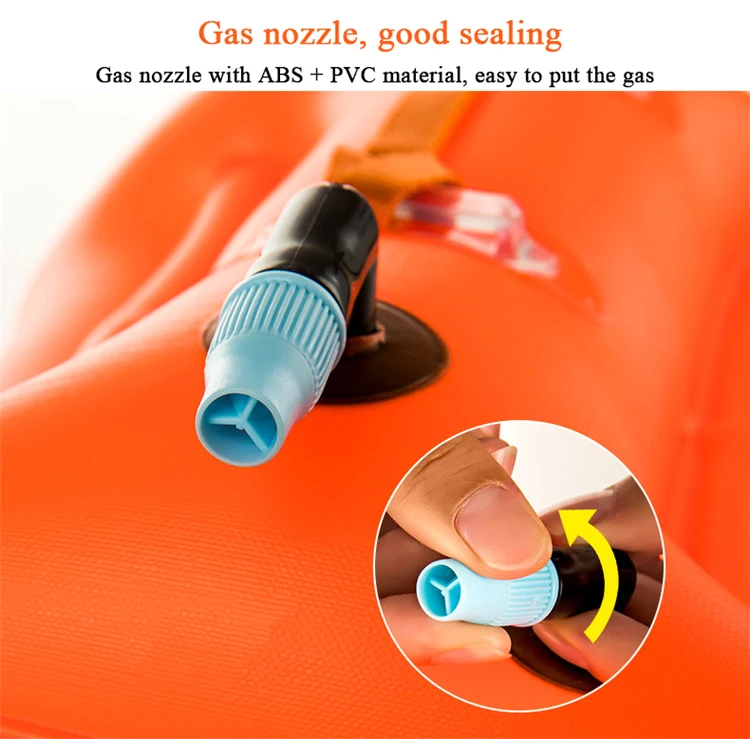 Inflatable Safety Float Adjustable Waist Belt Drybag Swim Buoy bagTriathletes Open Water Swimming Safe For Training Kayaking