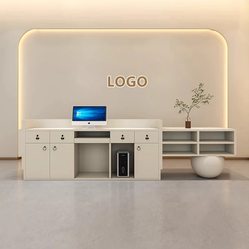 QT-51 escritorio офисная мебель набор столов scrivania rezeption современный ресепшн роскошный салон красоты