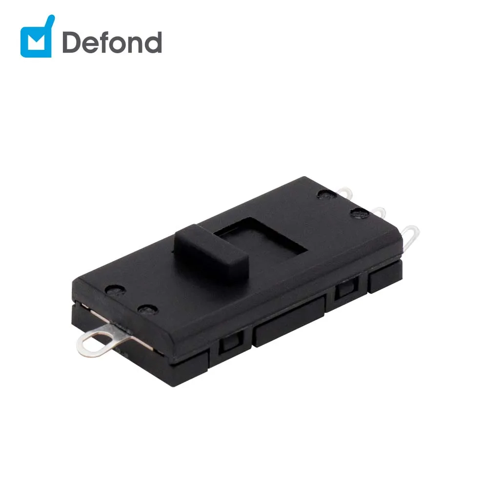 Solder Terminal 4 Position Miniature Sliding Door Light Switch Defond 1p3t Slide Switch BSB-1320-02-ABA73-01R