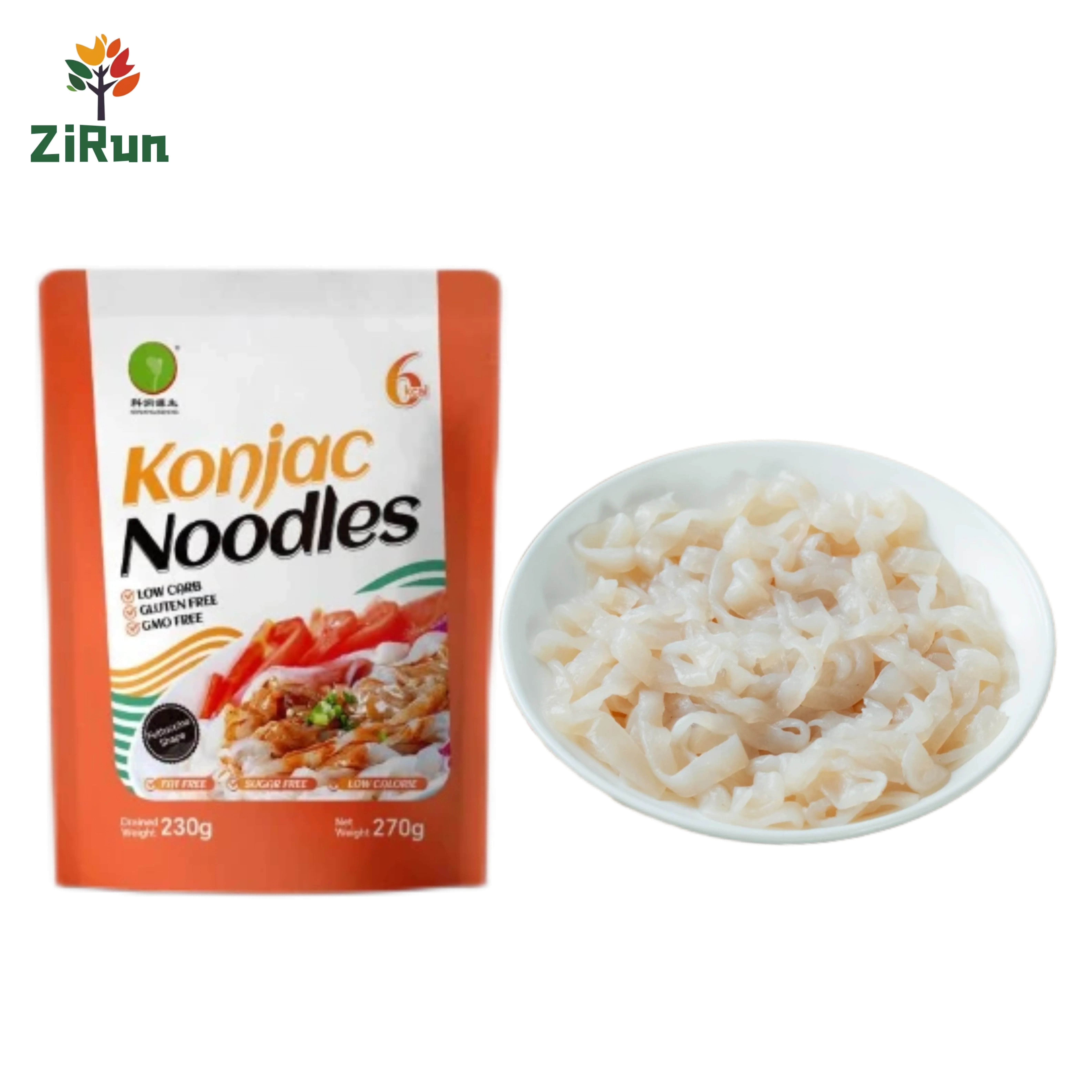 Free sample keto Chinese instant noodles low calorie instant noodles bag konjac noodles korean food ramen