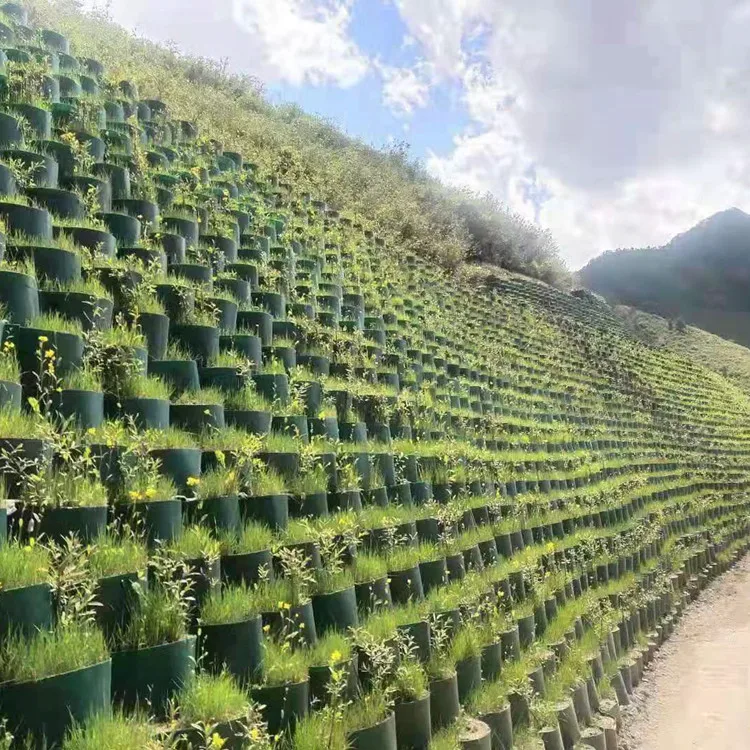 geocell perforated grid for slope protection geocell erosion control  HDPE geocell for driveways