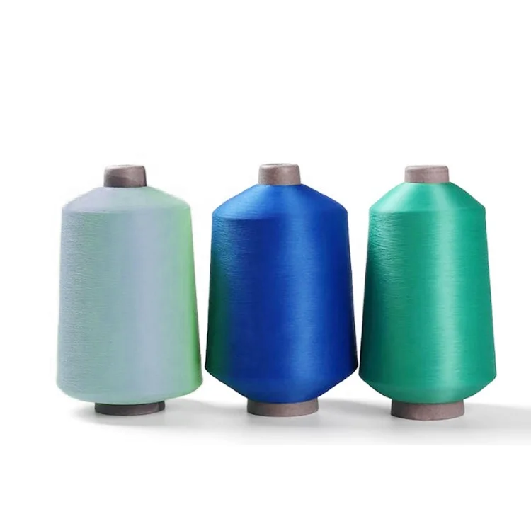 100% Polyester High Stretch Yarn Auto Linking Socks Machine Use Yarn