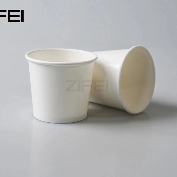 Custom printed logo 4oz small biodegradable disposable small branded cups for ice cream and yoghurt