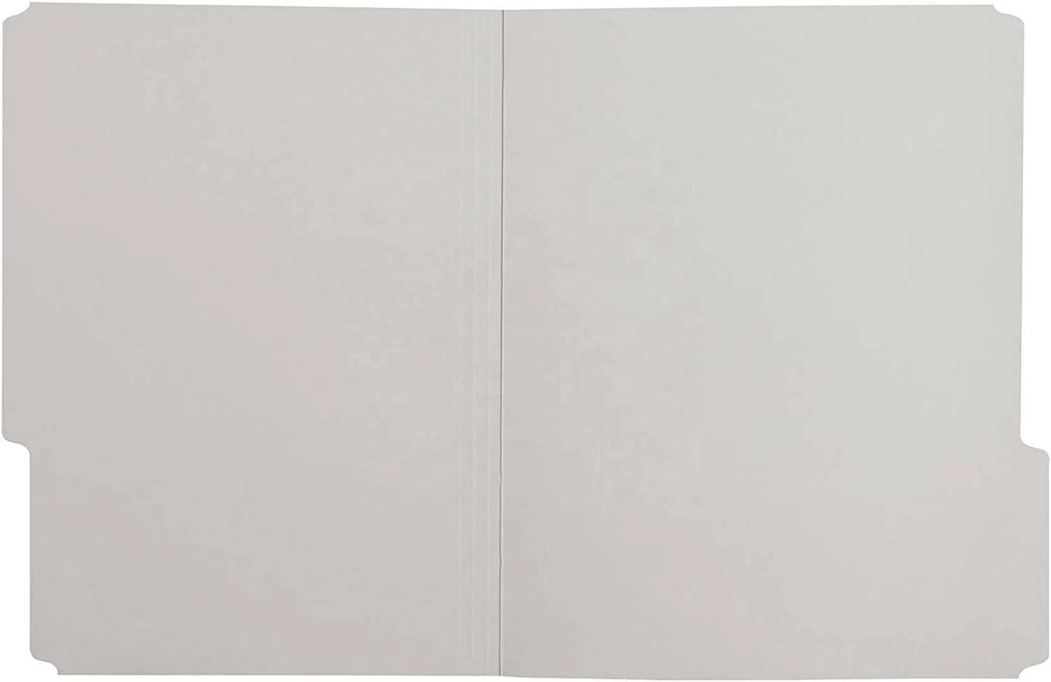 File Folders Letter Size 1/3 Cut Tab Gray 36 Pack Paper Folder Lighter colored interior surface makes it easier to find