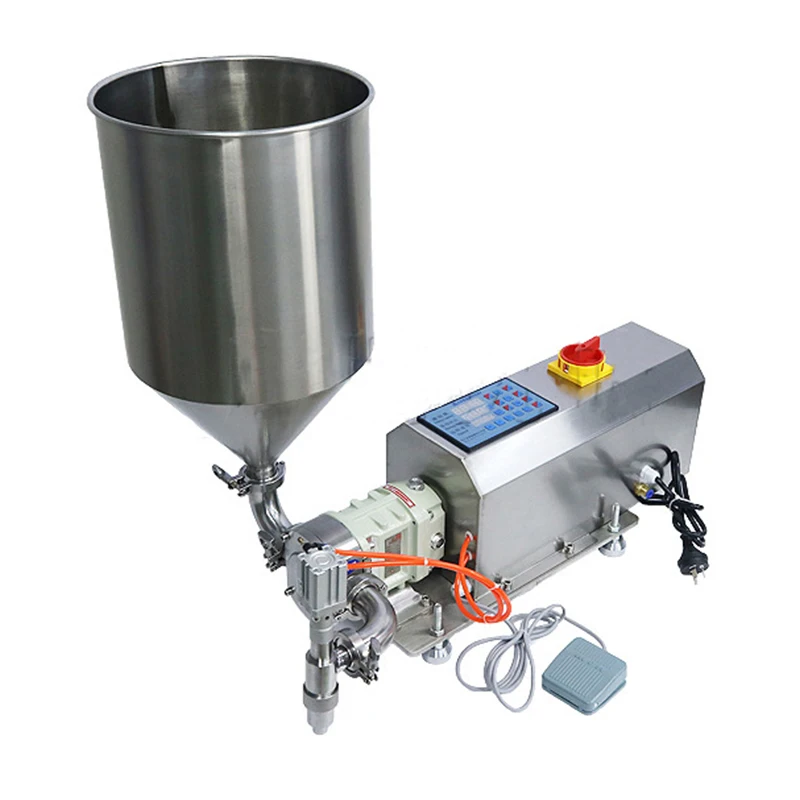 High Quality Whipped Cream Filling Machine Jam Filling  Servo Motor Maquina de llenado de crema batida relleno de mermel