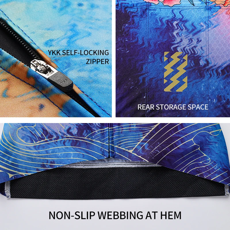 Custom Sportswear Manufacturer Printed Short Sleeve Outdoor Bike Clothing Women Road Bicycle Cycling Jersey Shirts