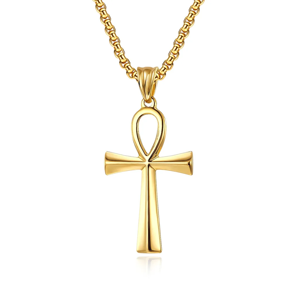 SSeeSY custom fashion jewelry high quality stainless steel tarnish free cross pendant necklace for men women