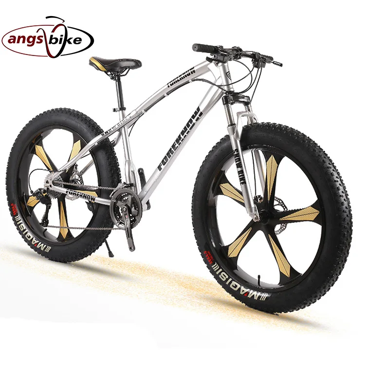 Wholesale Mountain Bike Full Suspension down hill bicycle 26inch 21 speed Snow Beach Bike with fat tire