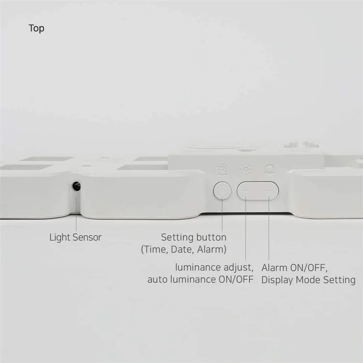 Amazon Electronic Hot Sale   3d Led Wall  Digital Clock Plastic with 3 Brightness  Adjustable