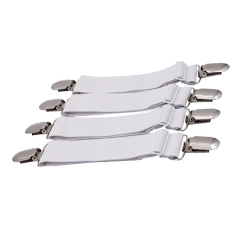 4 pack white black color best sellers 2023 bed sheet clips laundry products