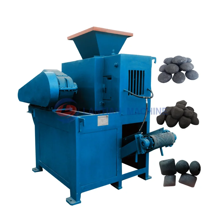 Ball press roller equipment briquetting charcoal powder dust ore ball briquettes machine in vietnam