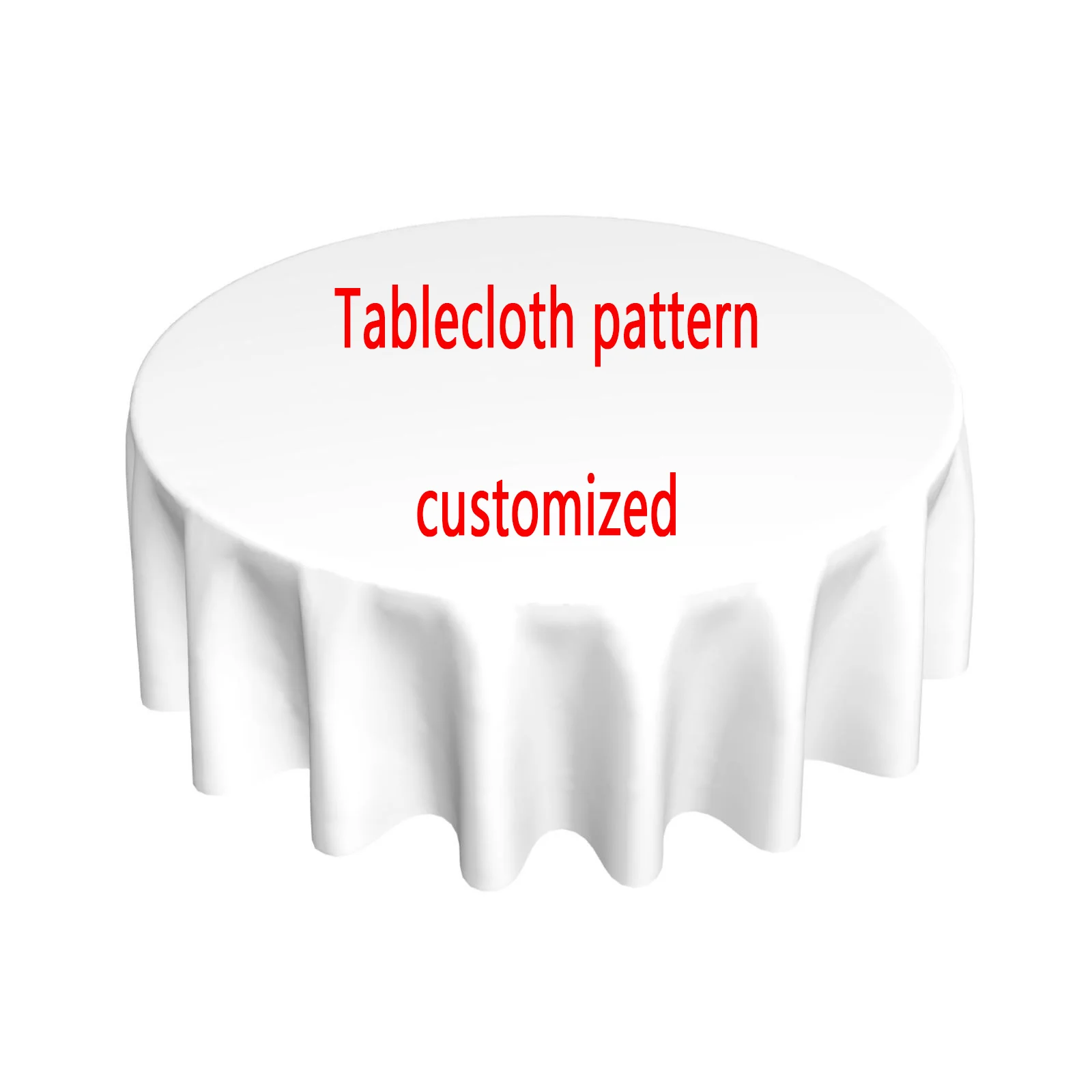 Custom printing round tablecloths decorative jacquard polyester durable high quality home sequin tablecloth