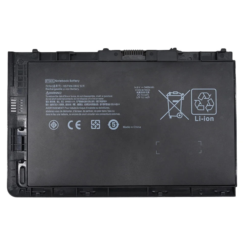 14.8V 52Wh BT04XL Battery For HP EliteBook Folio 9470M 9480M HSTNN-IB3Z HSTNN-DB3Z HSTNN-I10C BA06 687517-1C1 687945-001