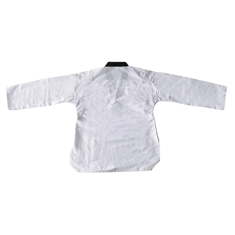 Sangmoodo black v neck supplier martial arts master wtf dobok ultralight taekwondo uniform