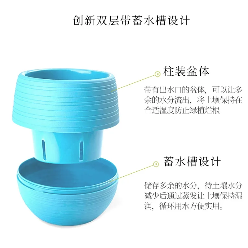 Various sizes of succulent plants small flower mini stone ball pp resin plastic rainbow pot flower