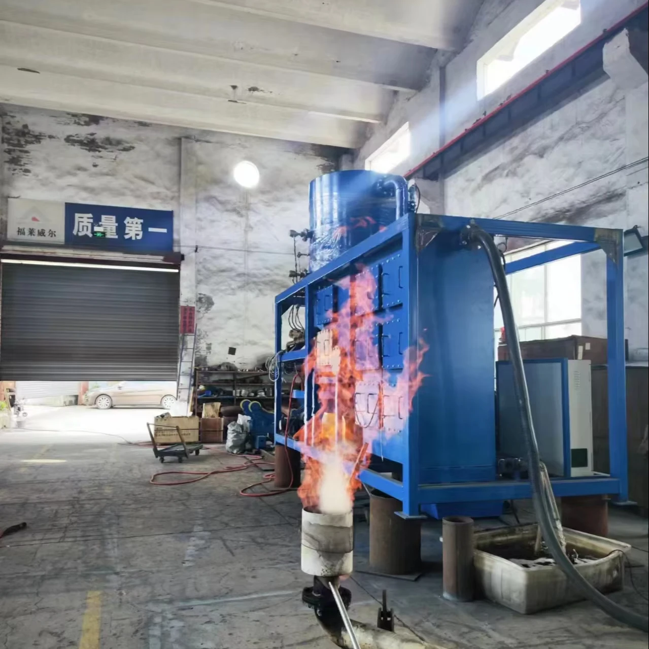 Высокоэффективная машина для пиролиза городского мусора/оборудование для переработки отходов в энергию