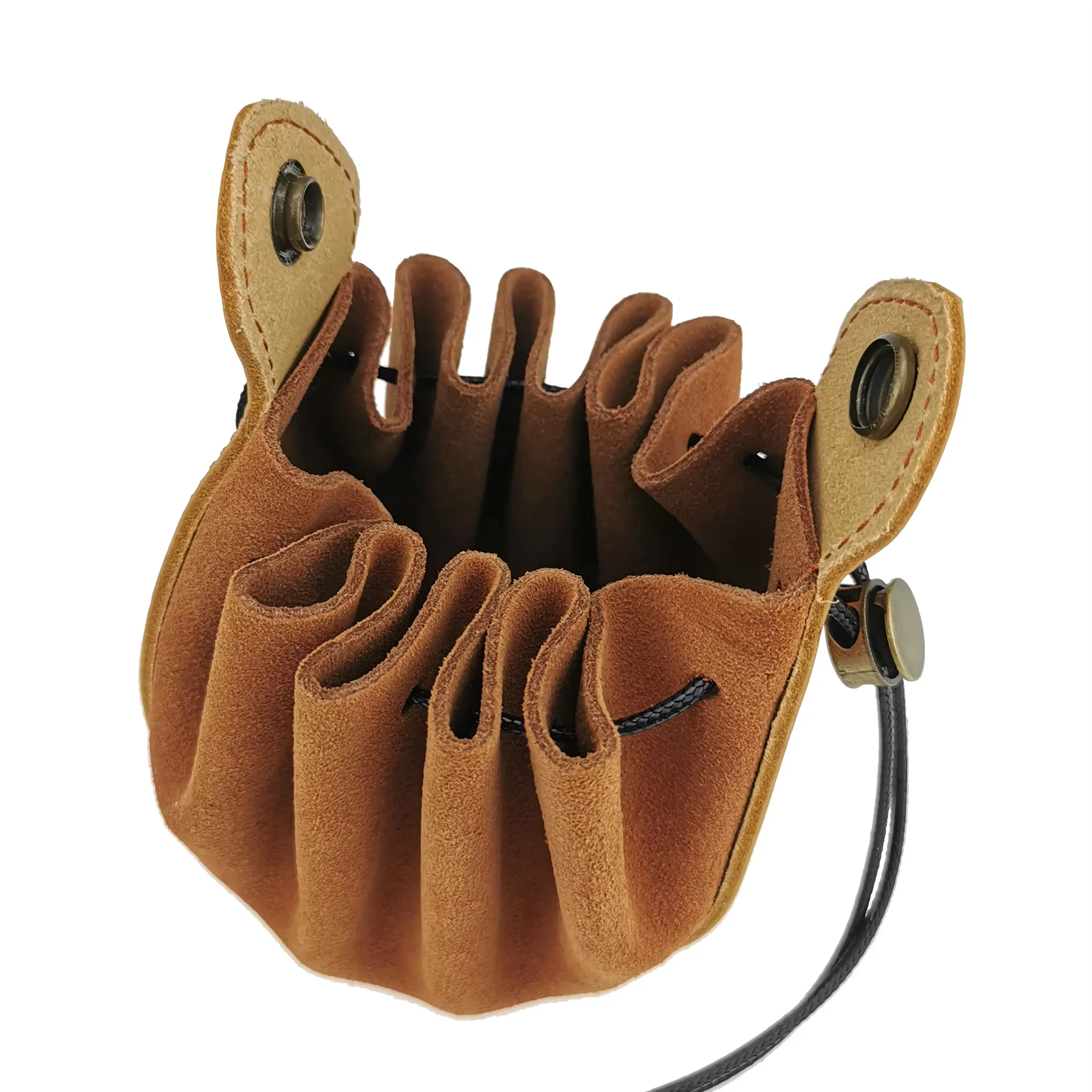 Customized Indoor Entertainment Games Classic Handmade Leather Dice Bag / Tray / Coin Purse