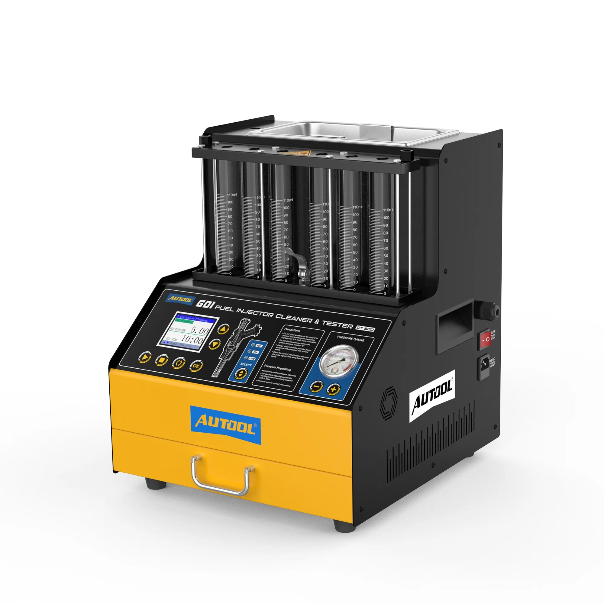 AUTOOL CT500 Ultrasonic Auto Car Fuel Petrol Injector Cleaner And Tester Testing Machine For Motorcycle