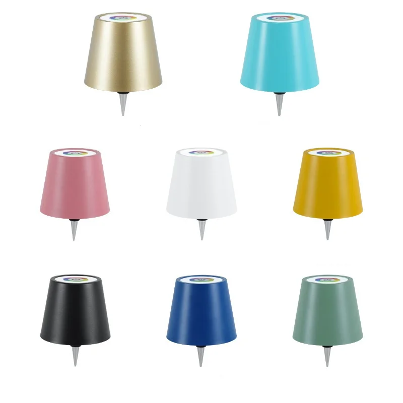 RGB-лампа для бутылки вина металлическая настольная лампа перезаряжаемая светодиодная светящаяся оптовая продажа от производителя