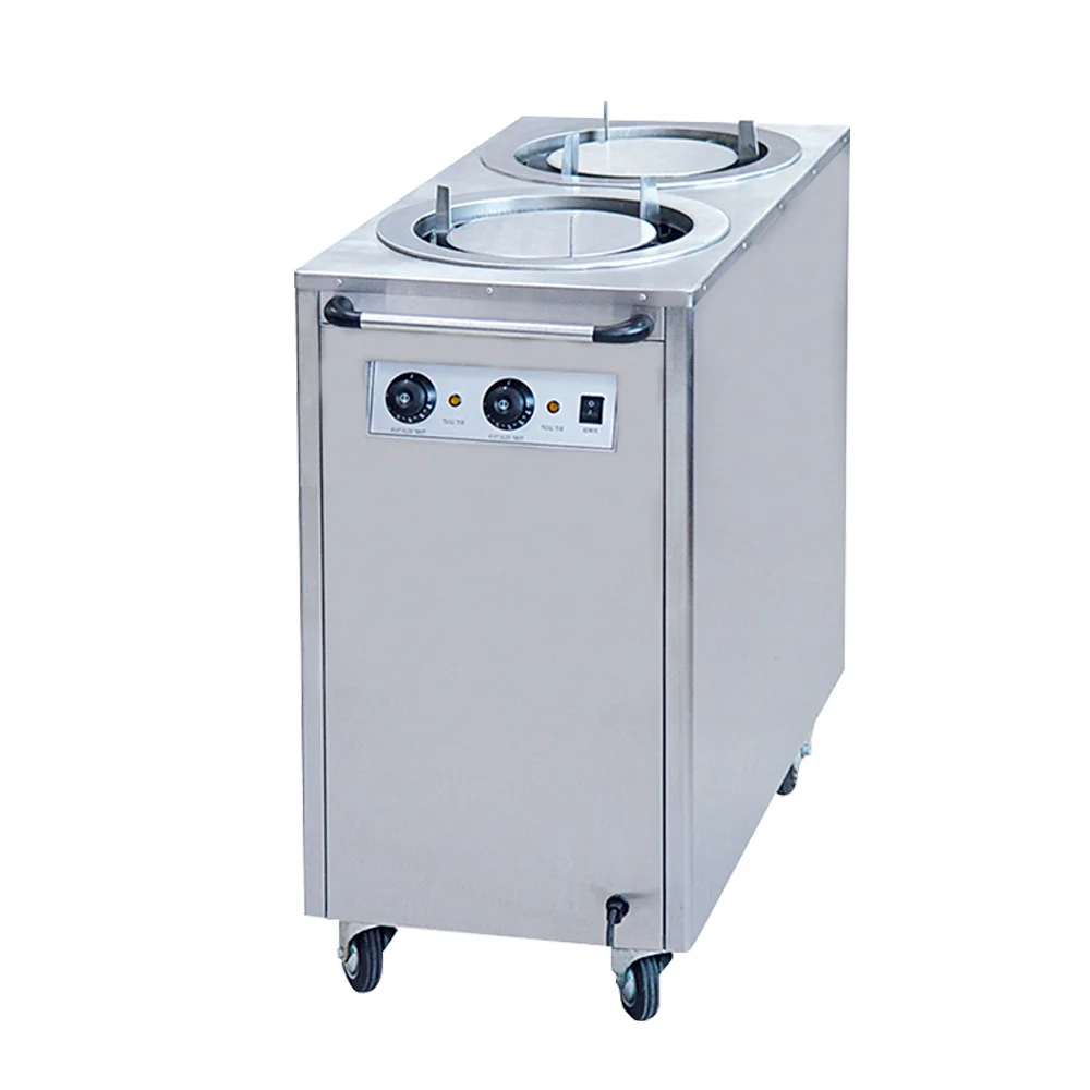 Commercial hotel restaurant 2 holders electric food plate warmer