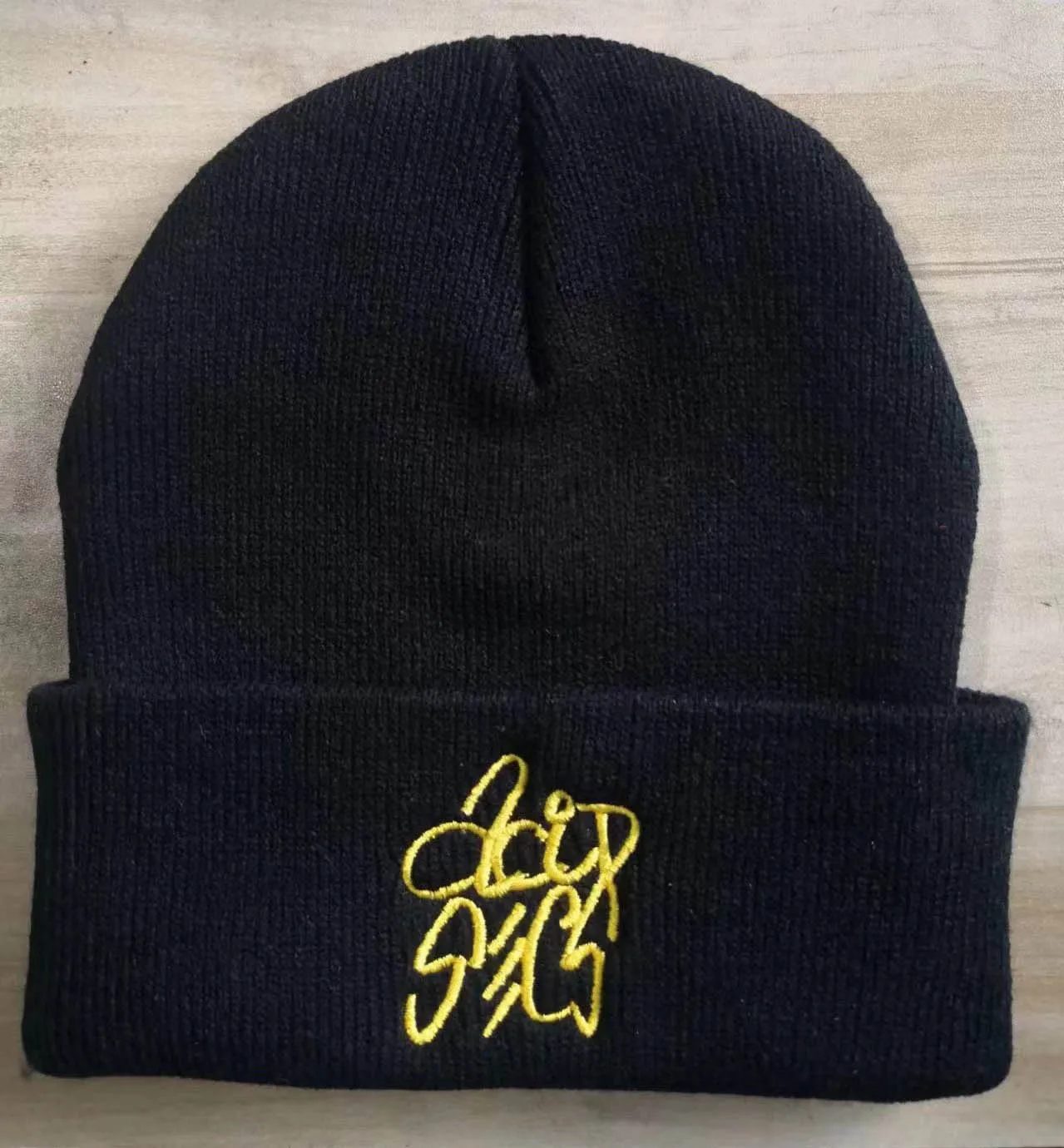 Free Sample Custom Hats Logo Embroidery Baby Kids Men Women Warm Knitted Wool Cap Unisex Beanies