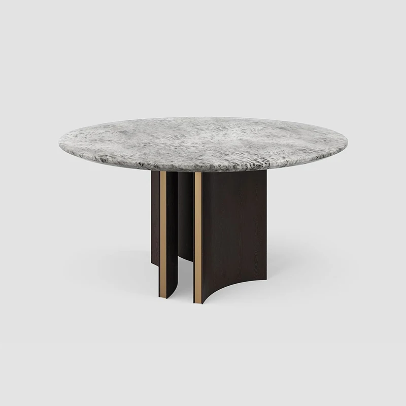 Итальянский стиль высокое качество столовая набор обеденные столы журнальные столики с мраморной столешницей