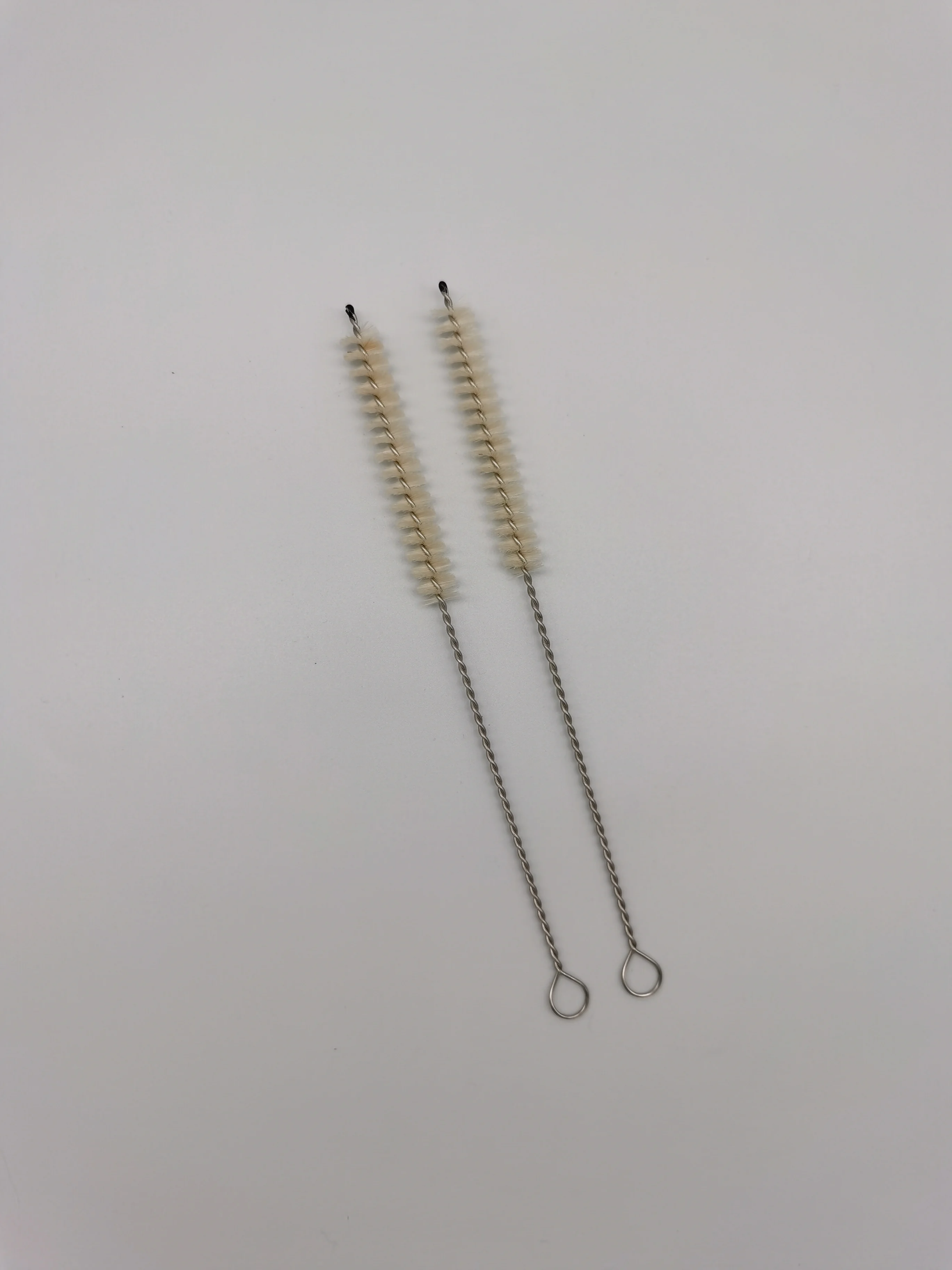 Manufacturers wholesale natural coconut palm brush wire brush 304 stainless steel twisted wire straw brush