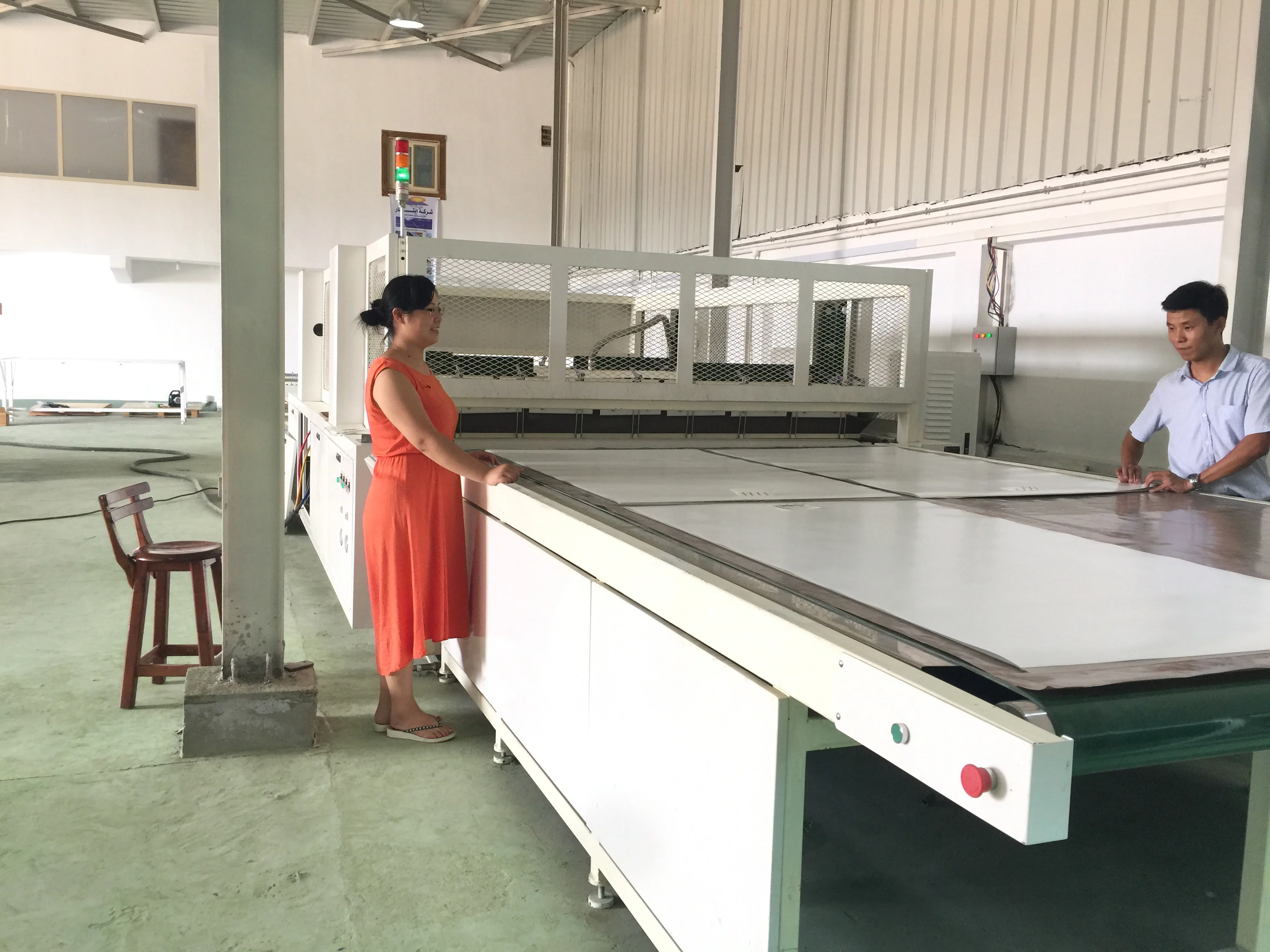 
Semi Automatic Solar Panel Plant Encapsulation Machine 