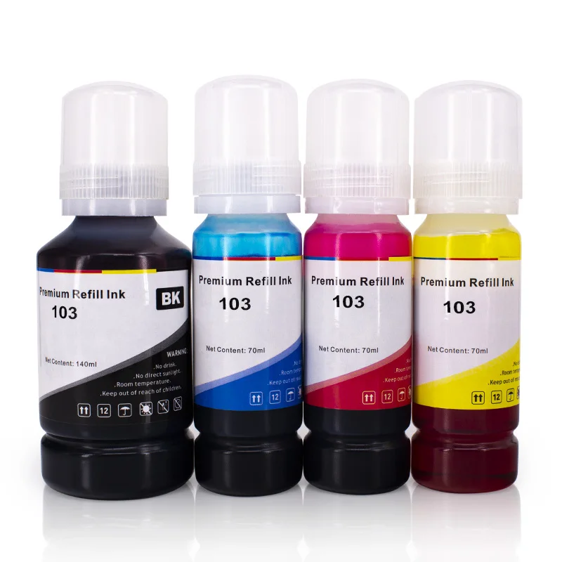 Colorpro 103 T103 104 T104 522 T522 Refill Dye Ink For L3100 L3110 L3111 L3150 L3151 ET-2710 ET-2711 Printer